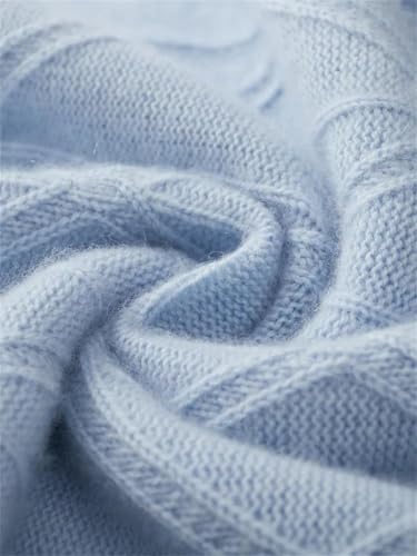 Solid Color Tops Fall Winter Thick Pullover Chic Men's O-Neck Casual Sweater Soft Comfort Rhombus3