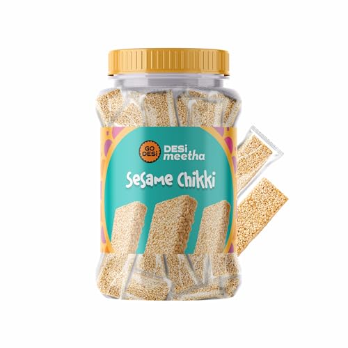 Image of GO DESi Chikki Combo - Peanut, Crushed Peanut & Sesame /Til Chikki 50 Piece Each