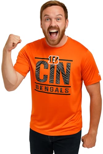 Zubaz NFL Men's Short Sleeve Team Graphic T-Shirt (Small - 5XL)