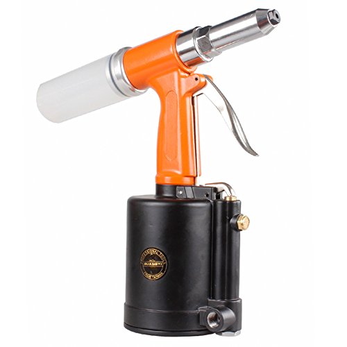 BORNTUN Air Rivet Gun 1/4 Inch Rivet Gun Heavy Duty Pneumatic Hydraulic Rivet Tool (1/4'')