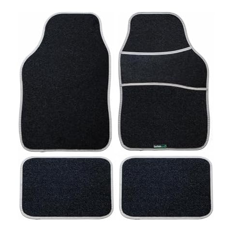 CarMats.co.uk Universal Car Mats with Grey Trim Cover