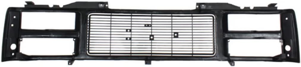 For GMC C1500/C2500/C3500/K1500/K2500/K3500 Grille Assembly 1988-1993 | Black Shell and Insert | w/Quad/Composite Headlights | Plastic | GM1200391 | 88960432