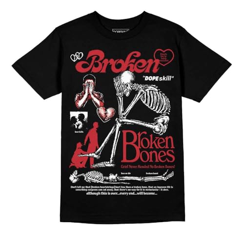 Image of DopeSkill Graphic Tee Streetwear Hip Hop Hypebeast Street Style Unisex T-Shirt Sneaker Colour Matching Shirts Horror Skeleton