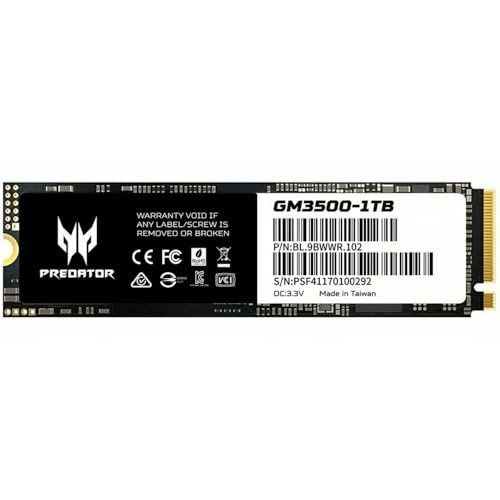 Acer Predator GM3500 .2 PCI Express 3.0 NVMe 3D NAND Neuf - vue 5
