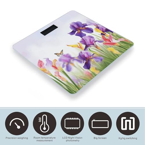 Iris Flower Butterfly báscula digital precisa hasta 180 kg miniatura 3