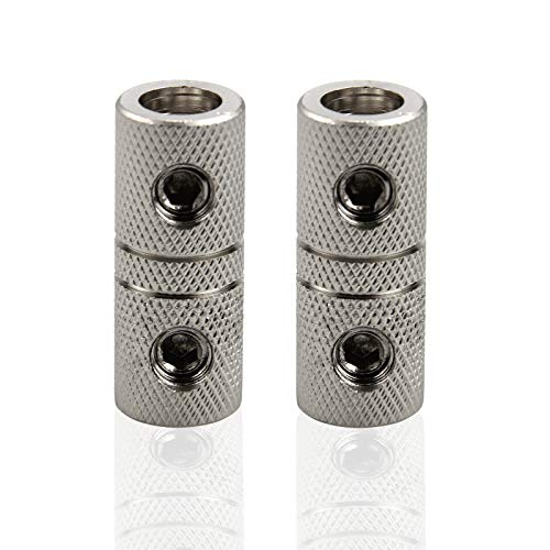 Zookoto 2Pcs 8 Gauge Wire Audio Car Brass Terminal Butt Connectors Car Stereo Power Or Ground Wire Splice Coupler #TOP1