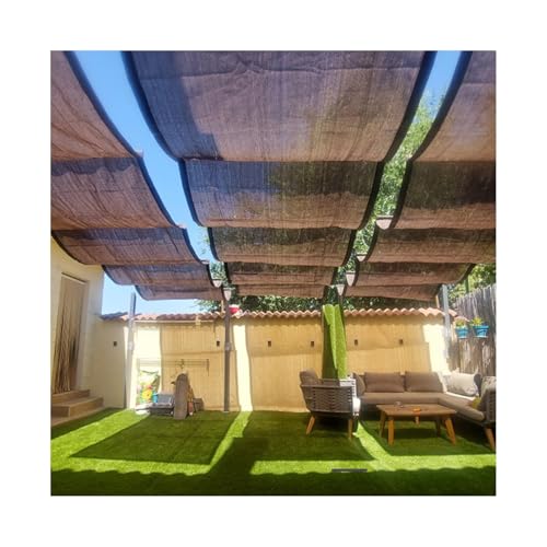 Toldo vela de sombra deslizante de alta resistencia anti-UV con kit de montaje