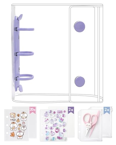 Amazon | GOKEI シール帳 プラバン 透明 A8 ミニ バインダー