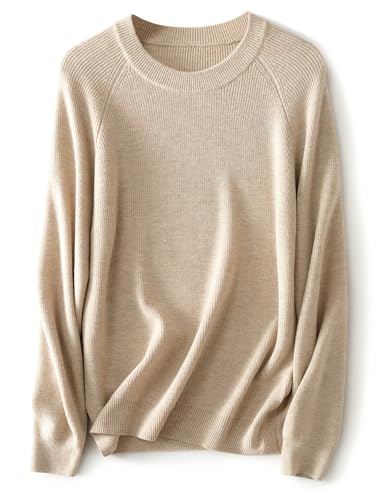 Ciovkis Women's Merino Wool Blend Sweater 2025...