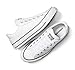 Converse Unisex Chuck Taylor All Star Malden Street OX, White/Black/White, 13