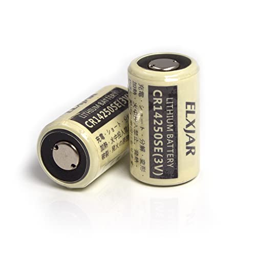 (2-Pack) 3V 850mAh CR14250SE Battery, 1 2 AA Laser Lithium Cell, for FDK Sanyo 1755-BAT CR1 2AA CR14250 CR14250SE CR14250SET and Siemens MCI2