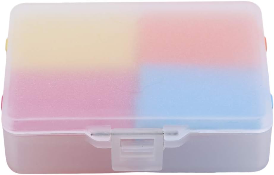 Portable Pill Box Small Pill Container Travel Pill Organizer Case Plastic Pill Storage Case