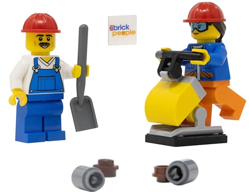 LEGO City: Construction Builder Team with Tamper and Tools Minifigures