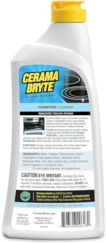 Cerama Bryte 20622-2 Removes Tough Stains Cooktop And Stove Top Cleaner For Glass thumb #1