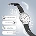 Asan Ge Watches for Women, Fashion 3ATM Waterproof Minimalist Lightweight Easy-to-Read Analog Watch Durable Soft Breathable Silicone Watch, Stain-Resistant Suitable for Daily Work, Leisure, Outdoor Activities