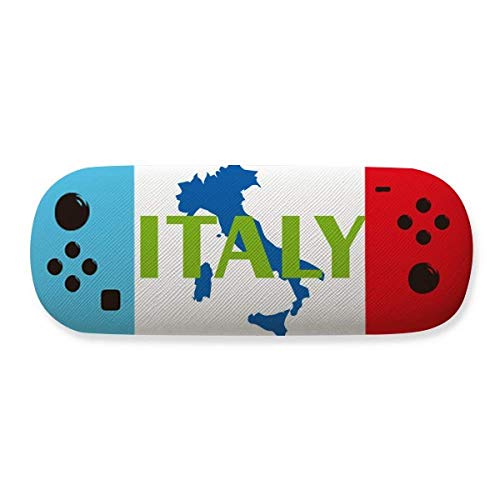 Mapa Itália Europa Barcelona Estojo criativo para óculos de armazenamento