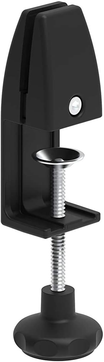 Stand Up Desk Store ReFocus Clamp-On Acrylic Desk Divider Partition Sneeze Guard Shield (Frosted, 59" x 18") : Office Products