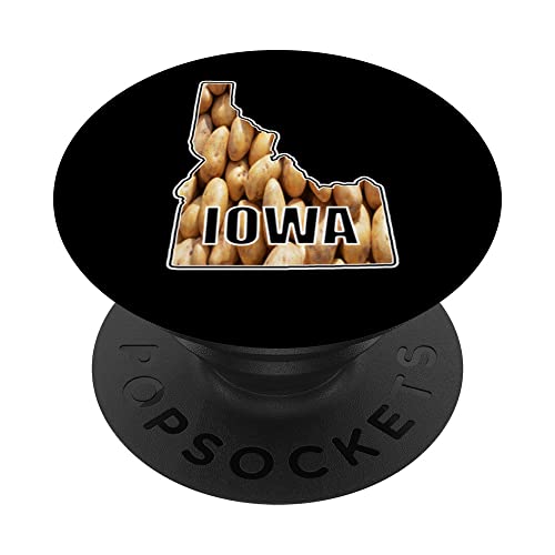 Fun State of Idaho Broma Idawa Geografía Mix Up Idaho Iowa PopSockets PopGrip Intercambiable