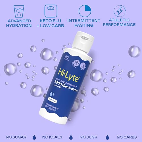 Image of Hi-Lyte K500 Keto Electrolytes Liquid Drops Unflavored, 20 Servings