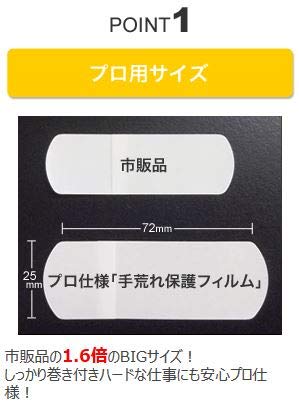 Amazon | 東洋化学 手荒れ保護フィルム フィットバンN 100枚入り