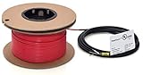 100 sqft HeatTech Electric Radiant Floor Heating Cable 120V - 400ft long Radiant Floor Heating Cable, covers 65-135 sqft, 1200 Watts - Heated Bathroom Floor Cable - Tile Floor Heating