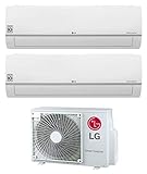  Climatizador Dual Split 9000 + 12000 BTU, Inverter, Clase A++/A+ Gas R32 Wi-Fi MU2R17 UL0 Serie Libero Plus