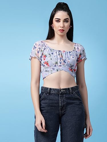 Image of OOMPH! Women's Floral Relaxed Fit Top