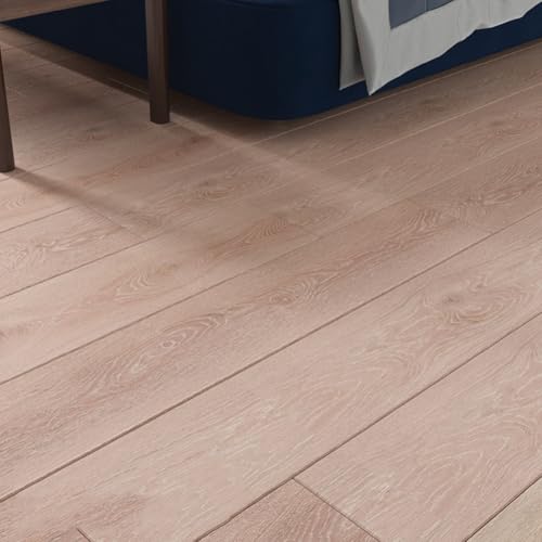 Oxdigi ウッドタイルフロアシート 72 枚セット 91.5x15.2cm 粘着式接着剤不要 貼るだけ施工簡単 防水難燃厚手 賃貸 OK DIY 初心者友好 玄関リビング対応 約一畳 木目調 床補修・新設両用