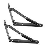Support pliable - vous pouvez placer la planche sur les supports pour créer une table pliante pour la salle à manger, la buanderie, le rangement des outils, etc., supports d'étagères de garage