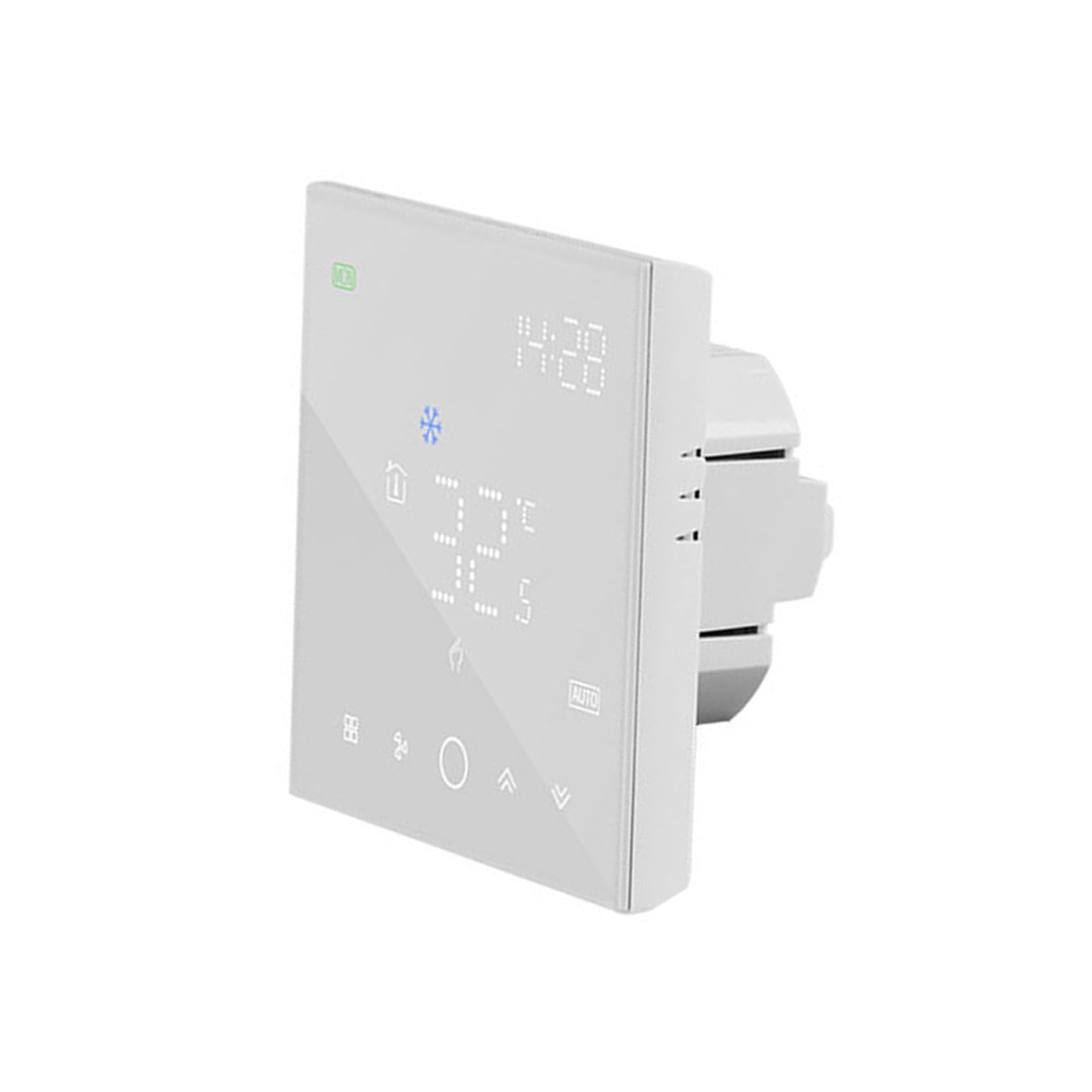Aramox Termostato Intelligente, Termostato Wireless Touchscreen da 4 Pollici con Controllo Integrato da 61 a 90 Gradi F, per il Controllo della Climatizzazione della Casa Intelligente e l'uso di AC