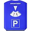 Hama 00083958 multifunctionele parkeerschijf, kunststof, B120 x H155 x D8 mm, blauw