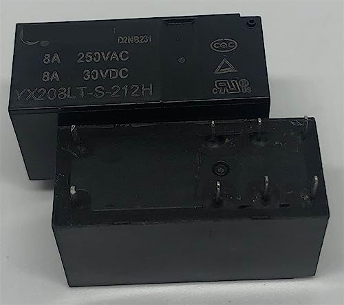 Relé 8 pines YX208LT-S-212H 12V componentes electrónicos para control de circuitos