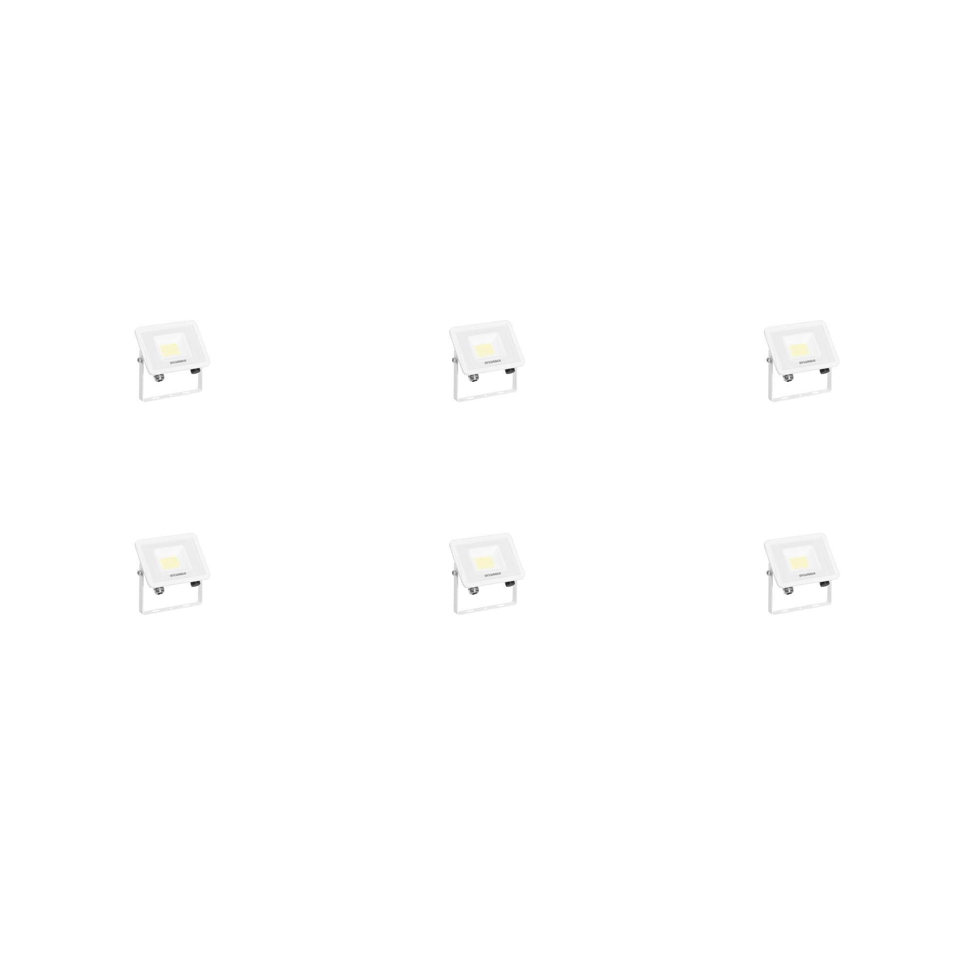SYLVANIA SylFlood LED Floodlight Outdoor 26W 3000 Lumens IP65 White Security Light - Pack of 6 โ image 1