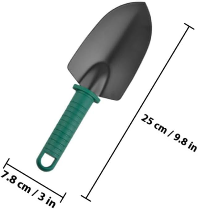 Ciieeo Garden Tool Set with Carry Case, 5pcs Stainless Steel Shovels, Rakes and Pruning Shears for Outdoor Planting and Gardening Tasks