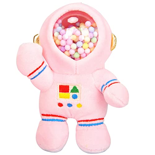 Ipetboom Astronaute Porte-Clés en Peluche Spaceman Porte-Clés Pendentif à Dos Suspendu Décor pour Cadeaux Fournitures de Fête de l'espace Extra-Atmosphérique Cover