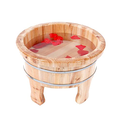 Bañera de pies de madera maciza 38X52 cm