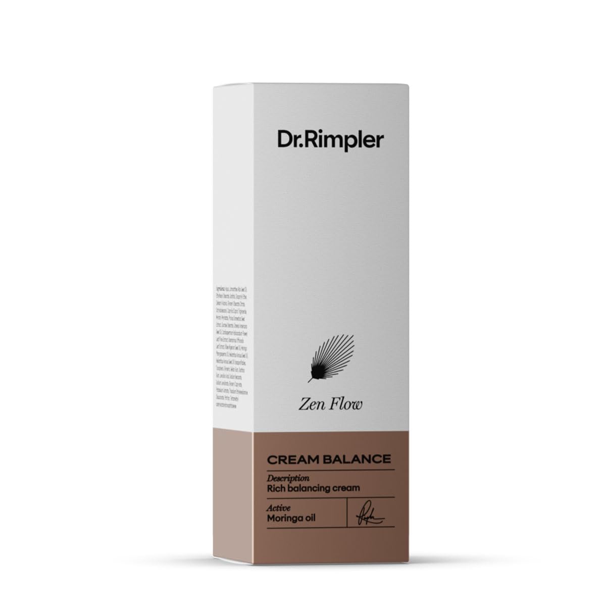 Dr. Rimpler Zen Flow CREAM BALANCE 50ml - regenerierende, gehaltvolle Pflegecreme mit wertvollen Ölen und beruhigenden Wirkstoffen - als Nachtcreme oder 24h Creme verwendbar