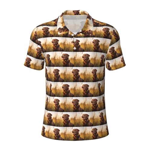 Polo Labrador marron doux pour sorties nature et weekends