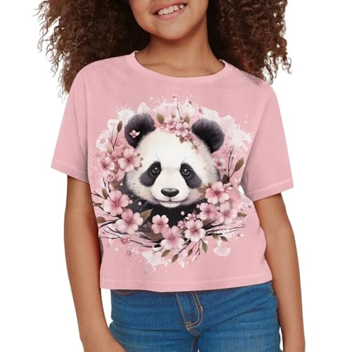Crop Top for Little Girls Trendy Summer Shirts for Teen Girls for Daily Wear3
