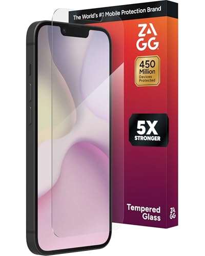 Image of ZAGG Glass Elite Screen Protector for Apple iPhone 17e / 16e / 14 /13 / 13 Pro - Advanced Impact and Scratch Protection, Anti-Fingerprint Technology, InvisibleShield, Easy to Install