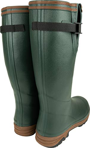 Bottes de pluie Shires Jack Pyke vertes en caoutchouc durable