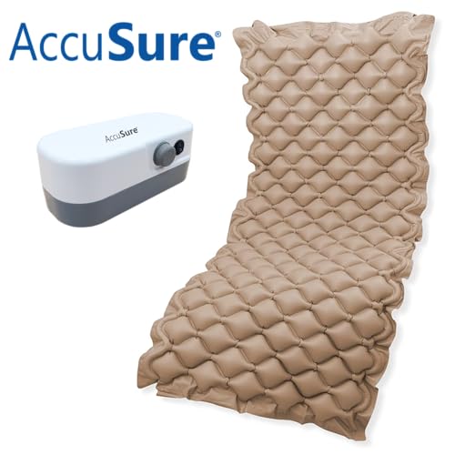 Image of AccuSure Air Mattress Anti Decubitus Air Pump and Bubble Mattress Anti Bedsore Mattress Pad, Inflatable Air Bed for Patients