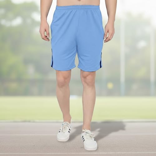 Image of DIA A DIA Unisex Lightweight Polyester Blend Casual Shorts - Comfortable Everyday Summer Shorts with Breathable Fabric