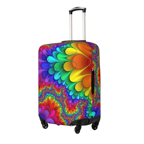 Bright Color Print Washable Luggage Cover Fashion Suitcase Protector Cover Fits 18-32 Inch Luggage2