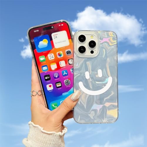 WOKEZ Fodral till Samsung A52 - Gulligt Smiley Mönster, Stötsäker TPU