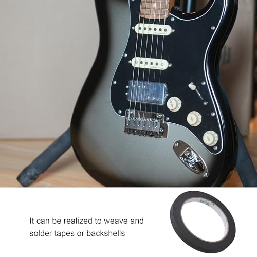 Lovermusic Black 0.39inch Width Guitar Pickup Coil Tape Electrical Insulation Adhesive Tape Instrument Accessories by Lovermusic - Used condition - Image 9