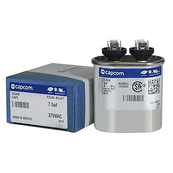 Z97F9001-7.5 uf MFD 370 Volt VAC - CBB65 Oval Run Capacitor Upgrade