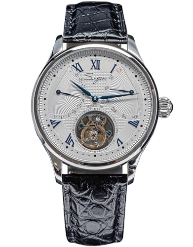 SU8004SK Tourbillon Master Seagull ST8004 Movement Sapphire Crystal Men's Mechanical Watch 1963
