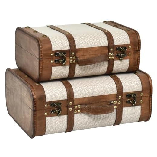 Vintage Decorative Suitcase Storage Set