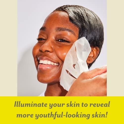 Patchology Brightening Face Masks With Vitamin C - Men & Women Face Masks Skin Care Sheet For Skin Brightening And More Even Skin Tone - Illuminate Flashmasque Face Sheets Moisturizer (2 Count) #TOP1